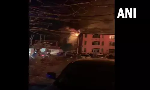 fire broke out, srinagar, bone and joint hospital