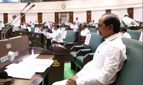 kcr, chief minister, statement, assembly, un employment