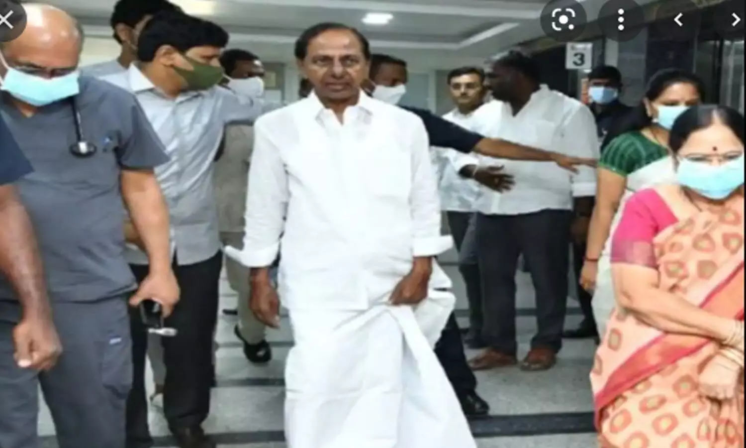 kcr, chief minister, yashoda hospital, mv rao