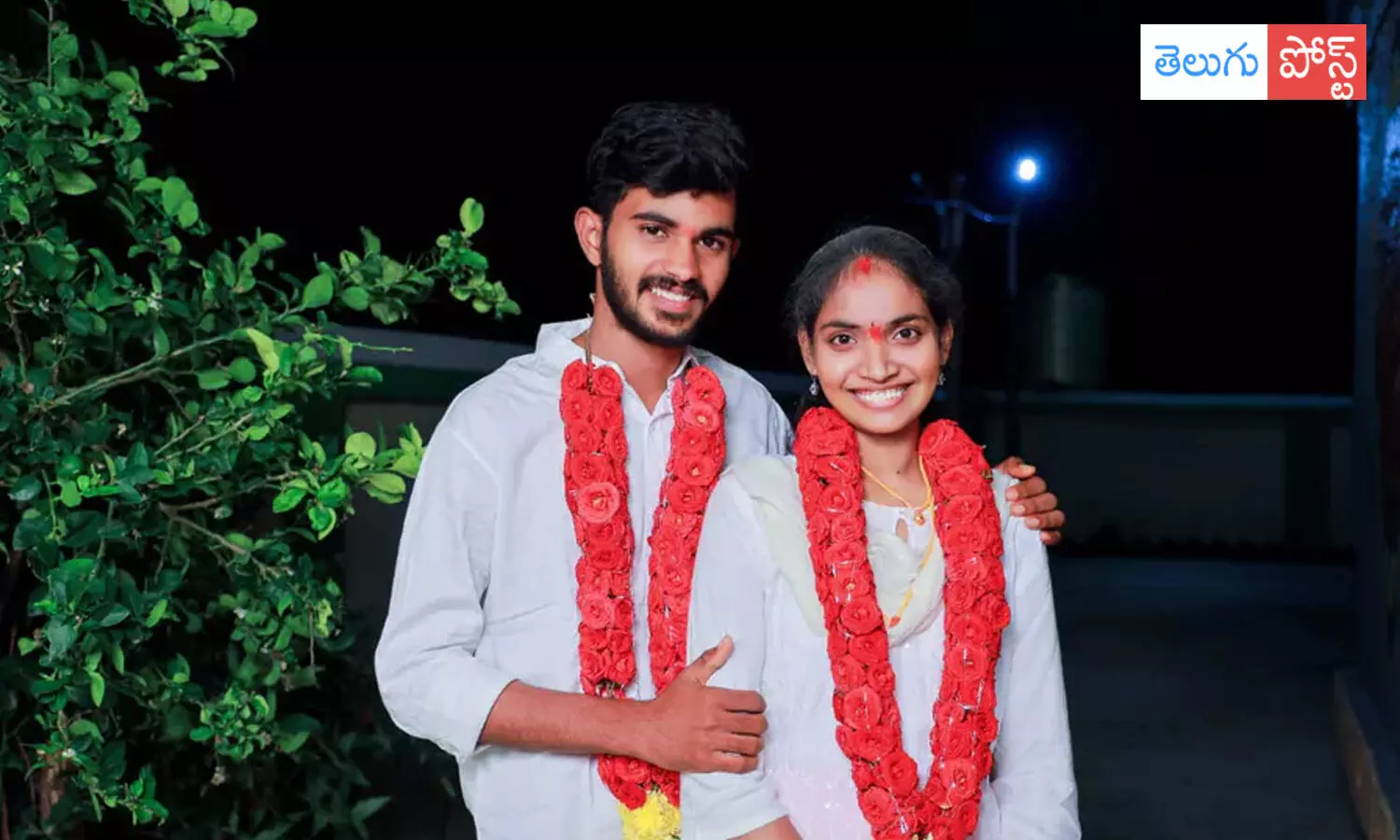 మతాంతర వివాహం.. భర్త మిస్సింగ్, అత్తింటి ఎదుట భార్య ఆందోళన !