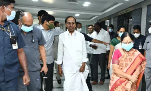 kcr, chief minister, angio gram test, normal