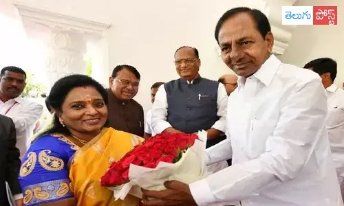 సీఎం కేసీఆర్ కు పుష్పగుచ్ఛం పంపిన గవర్నర్ తమిళి సై