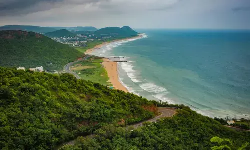 rushikonda beach, visakhapatnm, students