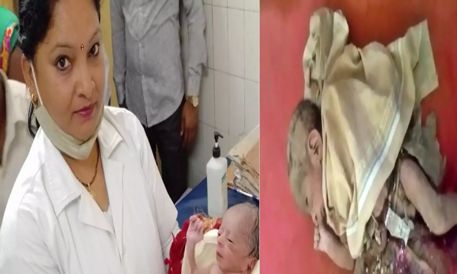 newborn baby,  mother, buried, hospital, uttarpradesh