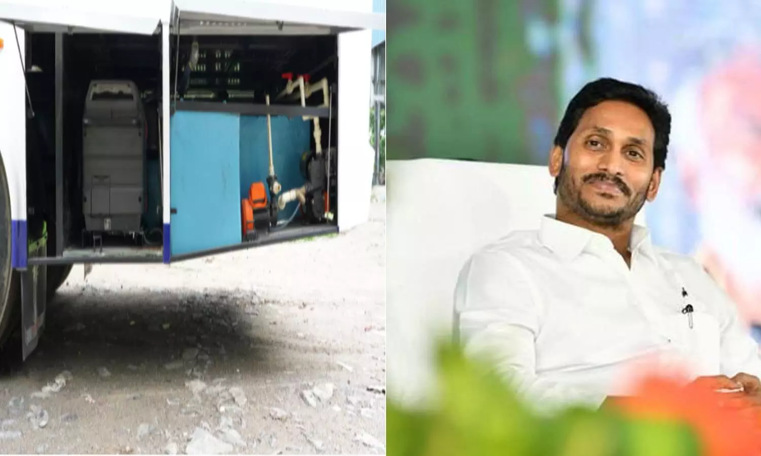 disa vehicles, inagurated, ys jagan, chief minister