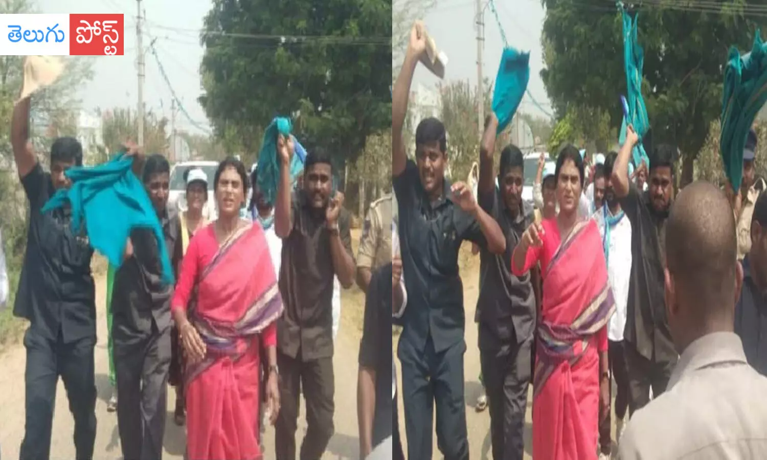 పాదయాత్రలో అపశృతి.. షర్మిల టీం పై తేనెటీగల దాడి