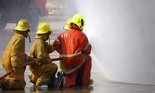 fire broke out, boiguda, timber depot,  hyderabad