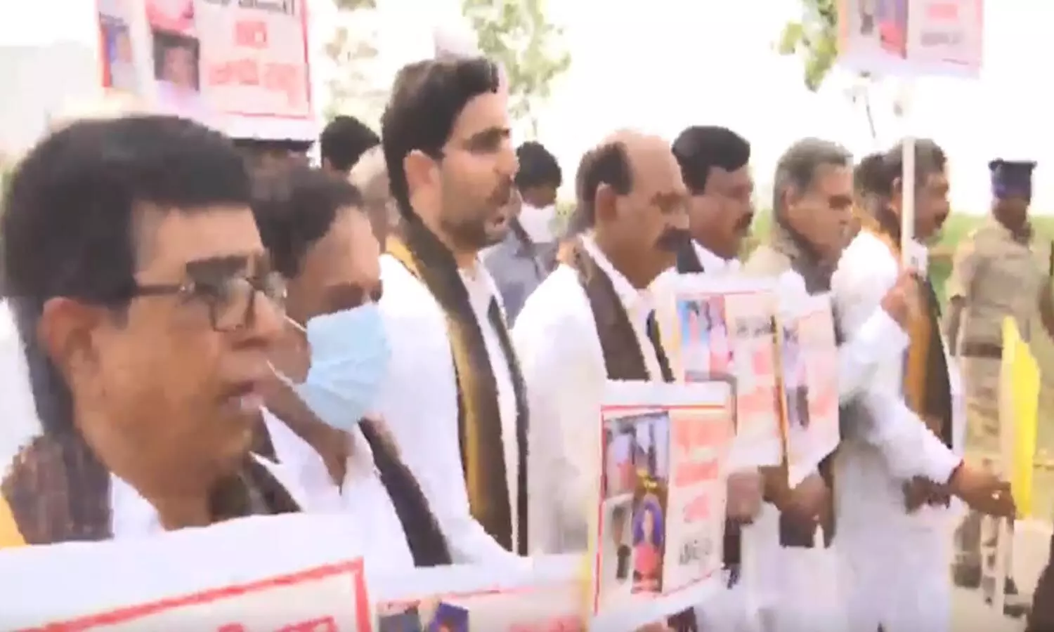 nara lokesh, tdp, protest, assembly, ap politics