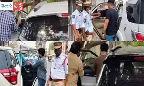 అల్లు అర్జున్,కల్యాణ్ రామ్ కార్ల బ్లాక్ ఫిల్మ్ తొలగింపు, జరిమానా!