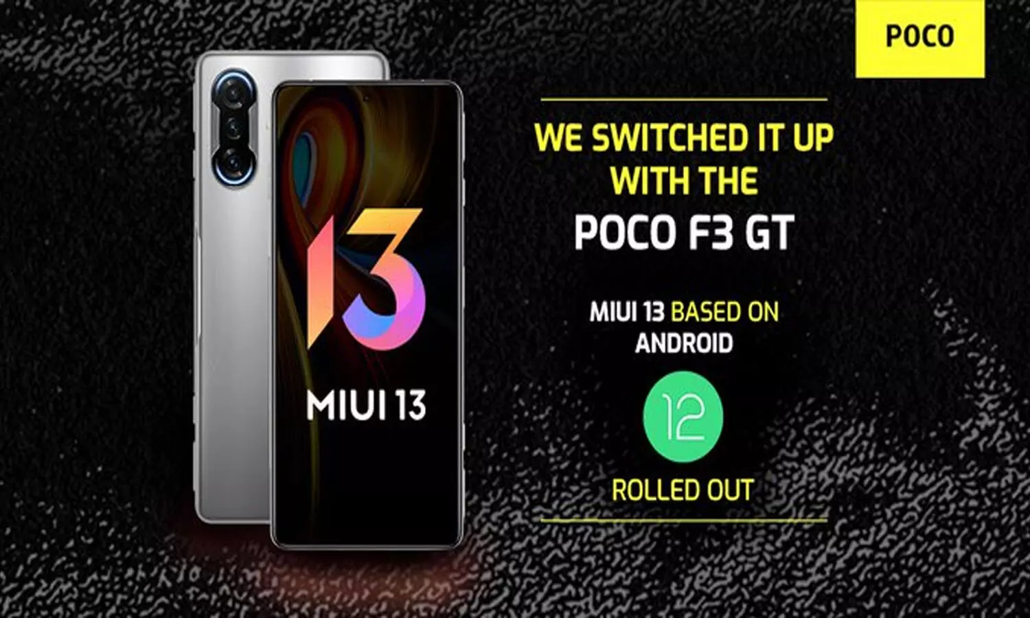 భారతదేశంలో MIUI 13 అప్డేట్ తో రానున్న Poco F3 GT
