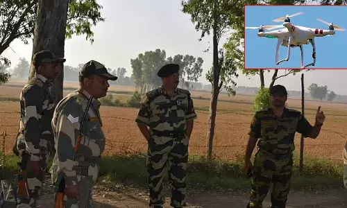 భారత్ - పాక్ సరిహద్దుల్లో పాక్ డ్రోన్ కలకలం