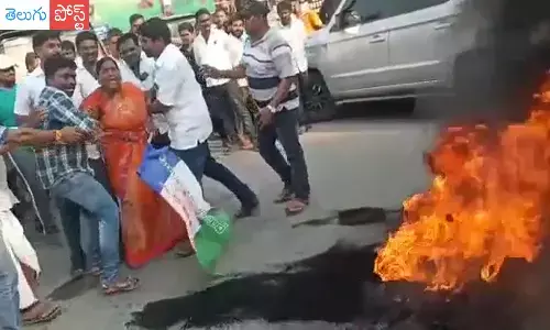 పిన్నెల్లికి నిరాశ.. మహిళా నాయకురాలు ఆత్మహత్యాయత్నం