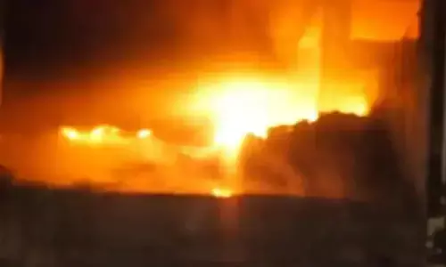 ధర్మారంలో భారీ అగ్నిప్రమాదం.. రూ.40 కోట్ల ఆస్తి నష్టం