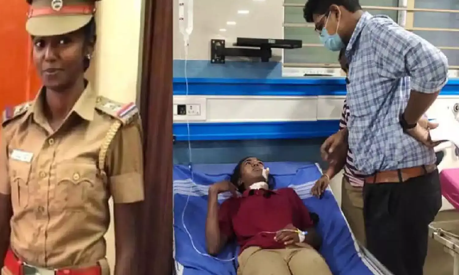 వ్యక్తికి దేహశుద్ధి చేసిన ఎస్సై..హత్యాయత్నం చేసిన నిందితుడు