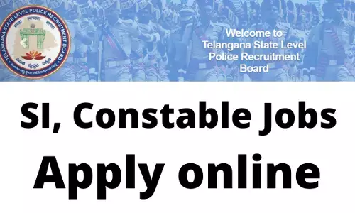 నేటి నుంచి తెలంగాణలో ఎస్‌ఐ, కానిస్టేబుల్‌ ఉద్యోగాలకు రిజిస్ట్రేషన్లు ప్రారంభం