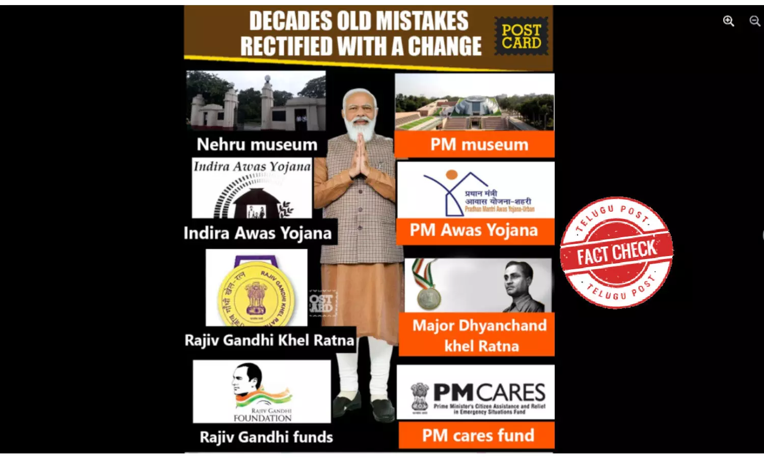 ఫ్యాక్ట్ చెక్: రాజీవ్ గాంధీ ఫౌండేషన్ పేరును పీఎం కేర్స్ ఫండ్ గా ప్రధాని మోదీ మార్చేశారా..?