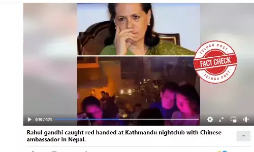 రాహుల్ గాంధీ తో పార్టీలో ఉన్న మహిళ చైనా దౌత్యవేత్త కాదు