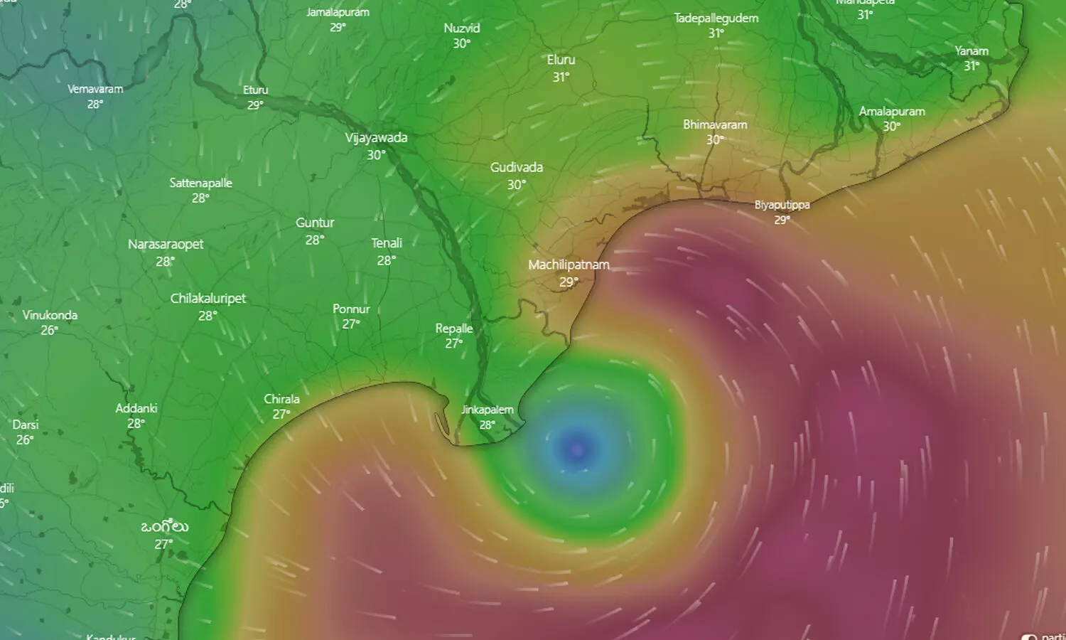 తుఫానుగా బలహీనపడిన అసని.. నరసాపురం వద్ద తీరం దాటే అవకాశం ?