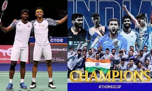 థామస్ కప్ విజేతలకు ప్రధాని మోదీ అభినందనలు