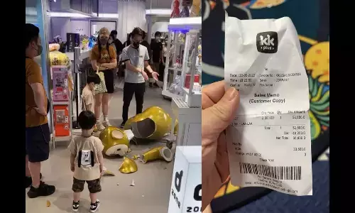 బొమ్మను పగులగొట్టిన కొడుకు.. 3 లక్షల బిల్లు కట్టిన తండ్రి