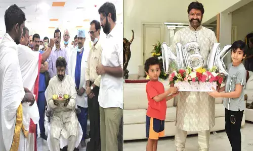 బాలయ్యకు మనవళ్ల స్పెషల్ గిఫ్ట్