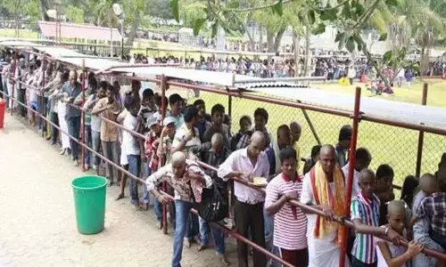 devotees, rush, tirumala
