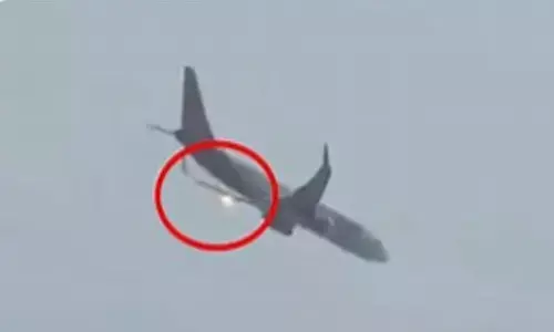 టేకాఫ్ అయిన కొద్దిసేపటికే మంటలు