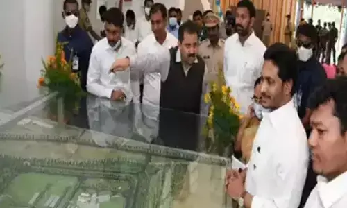 అపాచీ ప‌రిశ్ర‌మ‌కు భూమి పూజ చేసిన ఏపీ సీఎం వైఎస్ జ‌గ‌న్