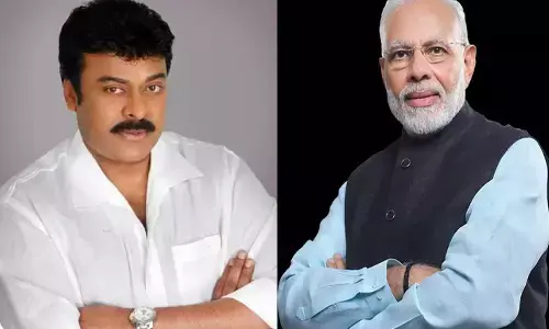 మోదీతో కలసి మెగాస్టార్?