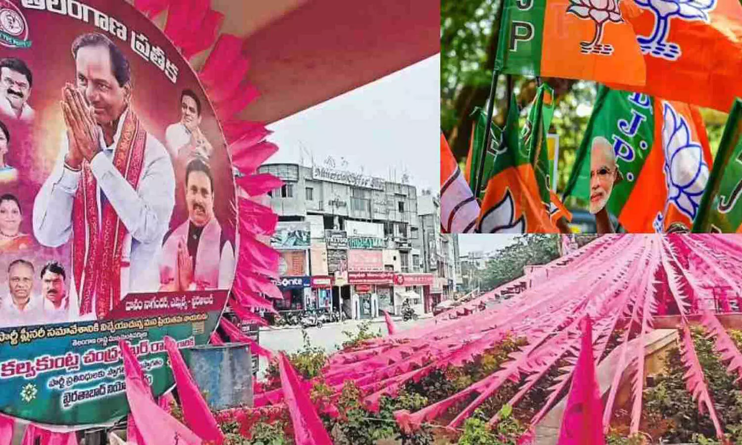 బీజేపీ, టీఆర్ఎస్‌లకు భారీ జరిమానా