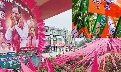 బీజేపీ, టీఆర్ఎస్‌లకు భారీ జరిమానా