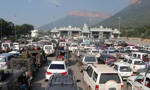 devotees, rush, tirumala