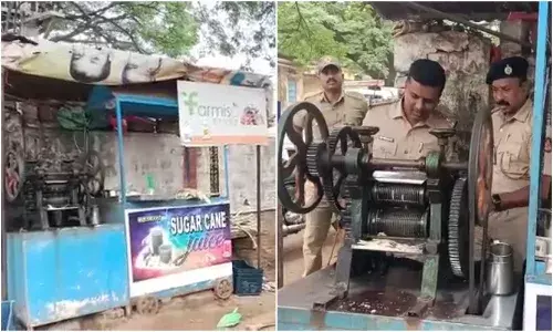 చెరకు పాలు తీసే యంత్రంలో బురఖా ఇరుక్కుని మహిళ మృతి