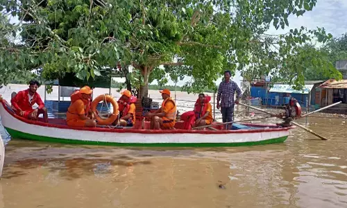 కోనసీమలో ఎన్డీఆర్ఎఫ్ సేవలు