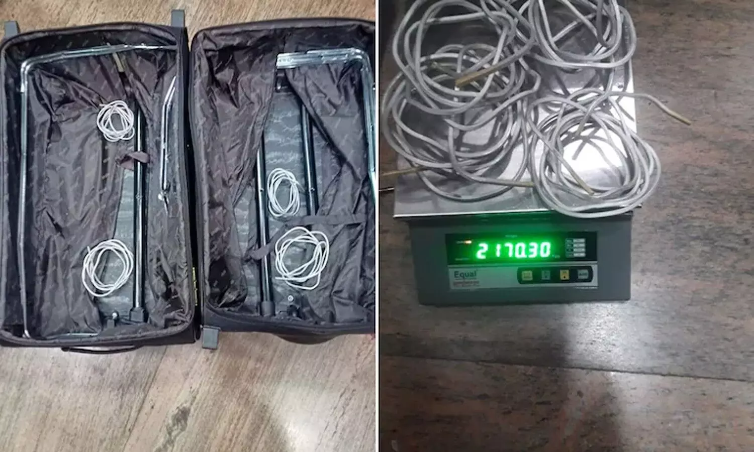 ఎయిర్ పోర్ట్ లో బ్యాగ్ ఓపెన్ చేయగా వైర్లు.. తీరా పరిశీలిస్తే