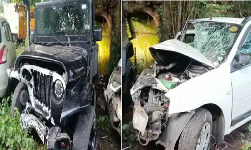 మహీంద్రా థార్ వర్సెస్ బీఎండబ్ల్యూ కార్.. వ్యక్తి ప్రాణం తీసిన రేస్