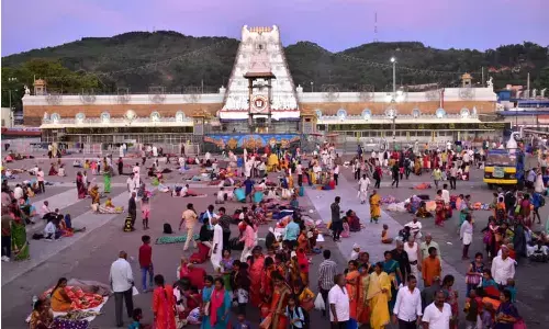 rush, devotees, tirumala