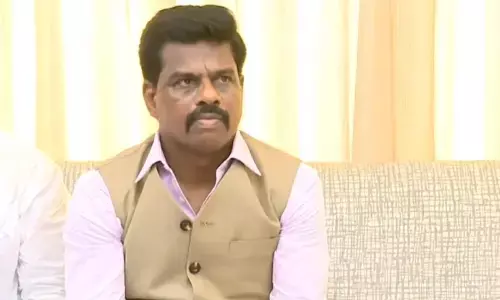 gorantla madhav, ex ycp mp, appear, vijayawada police