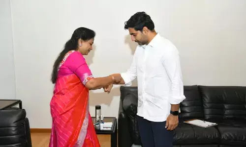 లోకేష్ ఇంట రాఖీ వేడుకలు