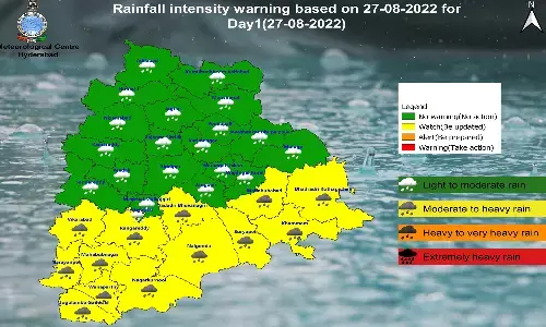 తెలంగాణలో మూడ్రోజులు భారీ వర్షాలు.. ప్రజలకు వాతావరణ శాఖ సూచనలు