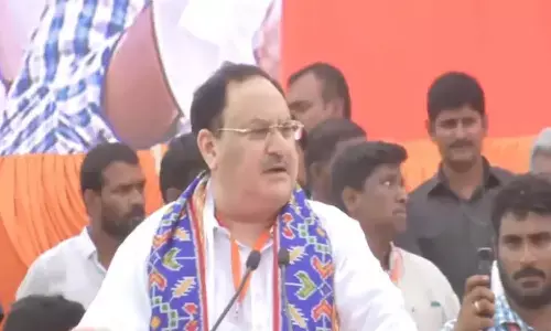jp nadda, bjp,  election campaign, telangana