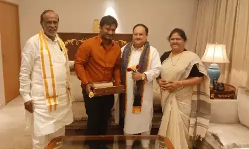 నడ్డాను కలిసిన మాజీ ఎంపీ