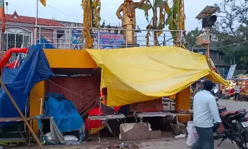 కుప్పంలో అన్నా క్యాంటిన్ ధ్వంసం.. లోకేష్ పర్యటనతో టెన్షన్