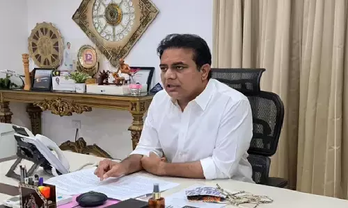 ktr, minister, brs, delhi