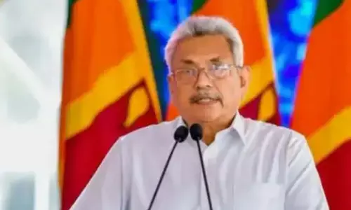 శ్రీలంకకు చేరుకున్న రాజపక్సే