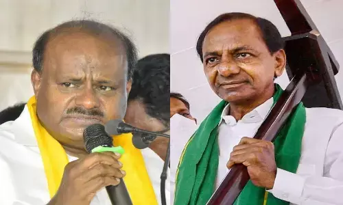 నేడు కేసీఆర్ ను కలవనున్న కుమారస్వామి