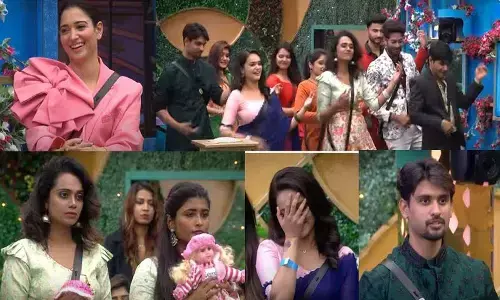 Bigg Boss 6 Day 14 : హౌస్ లో లవ్ ట్రాక్ లు.. ఆటపట్టించిన తమన్నా-నాగార్జున