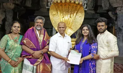devotee, tirumala,  donation