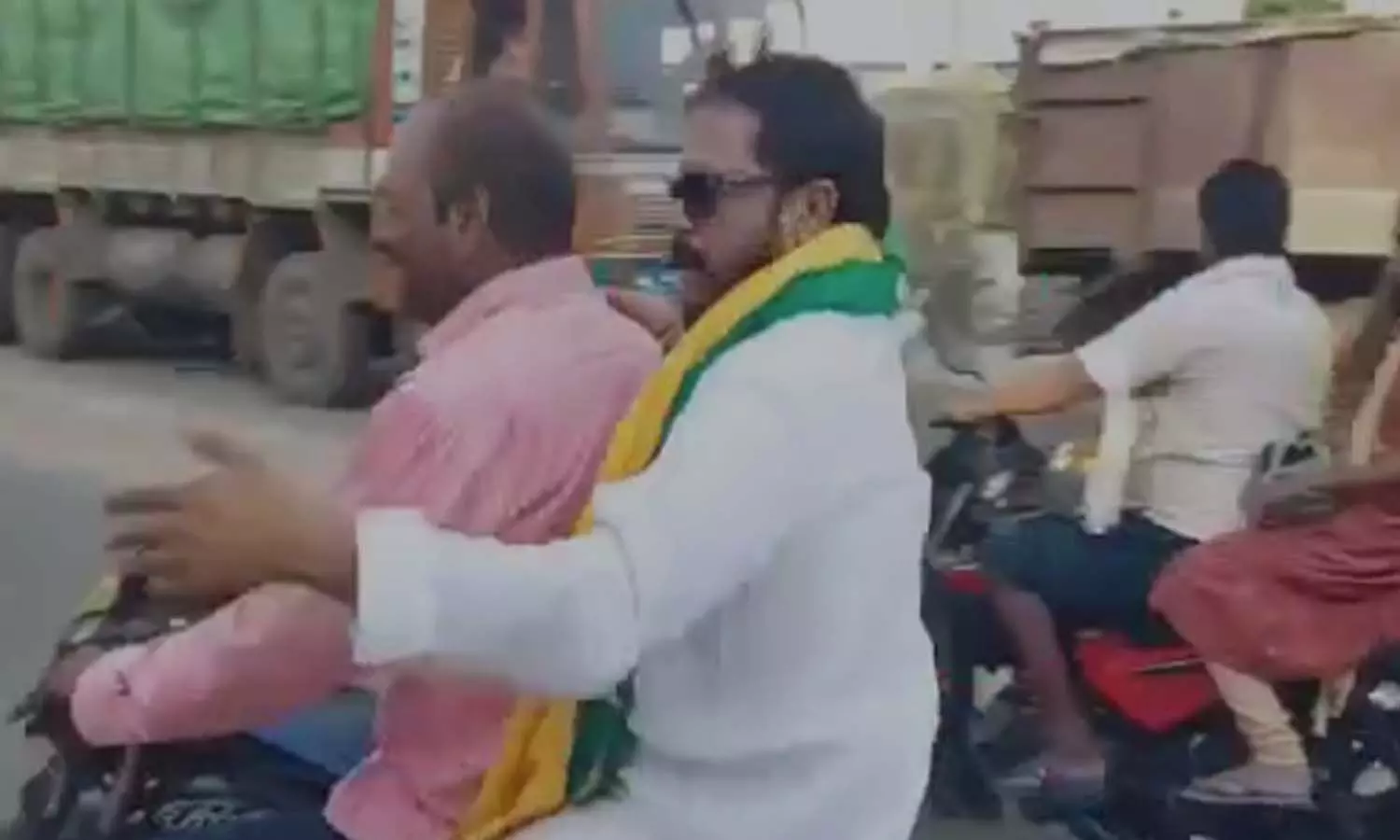 బైక్ మీద గుడివాడకు చింతమనేని