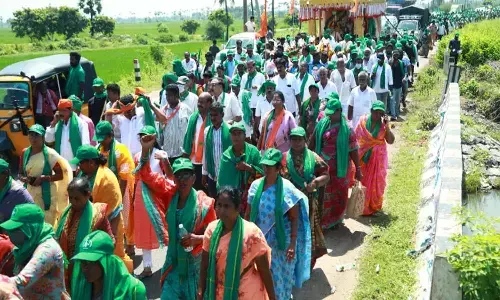 14వ రోజుకు మహా పాదయాత్ర